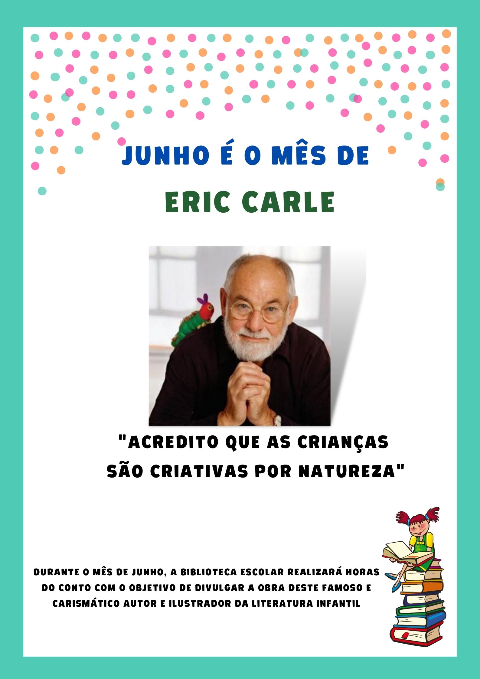 ERIC CARLE CARTAZ