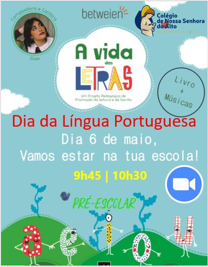 cartaz vida das letras